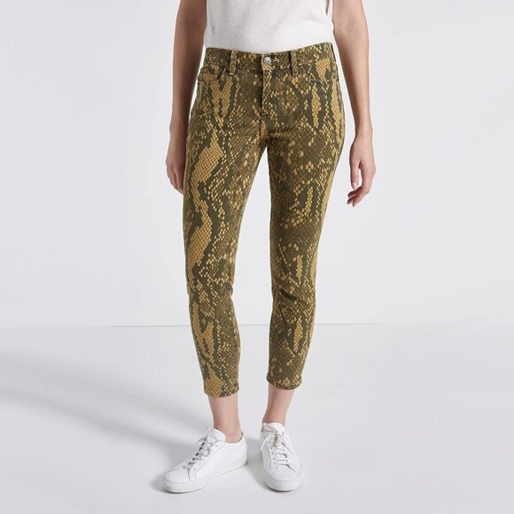 NWT Current | Elliott python print skinny crop jeans, 24 - Picture 3 of 16